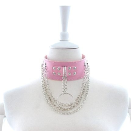 Pretty in Pink Permanent Locking Collar