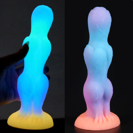 Luminous Strap on Penis Anal Dildo