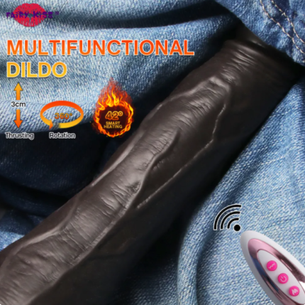 Wireless Control Automatic Telescopic Dildo Vibrator