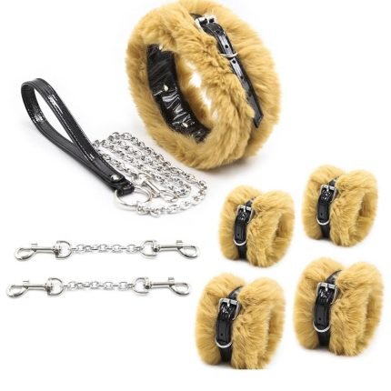 Brown Furry Beginner's Bondage Kit