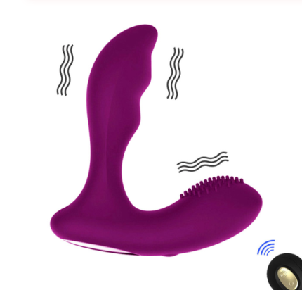 Double Motor 12 Speeds Wireless Remote Anal Vibrator