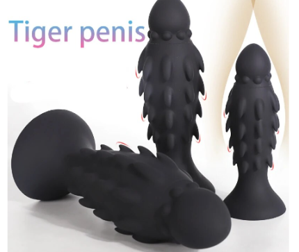 New Vibration Silicone Tiger Animal Dildo