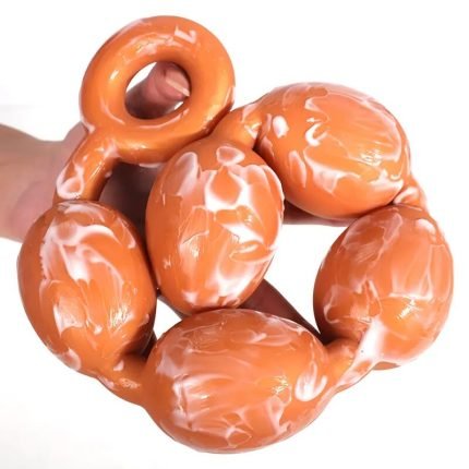 Ultra Soft Liquid Silicone Anal Beads Dildo Strings